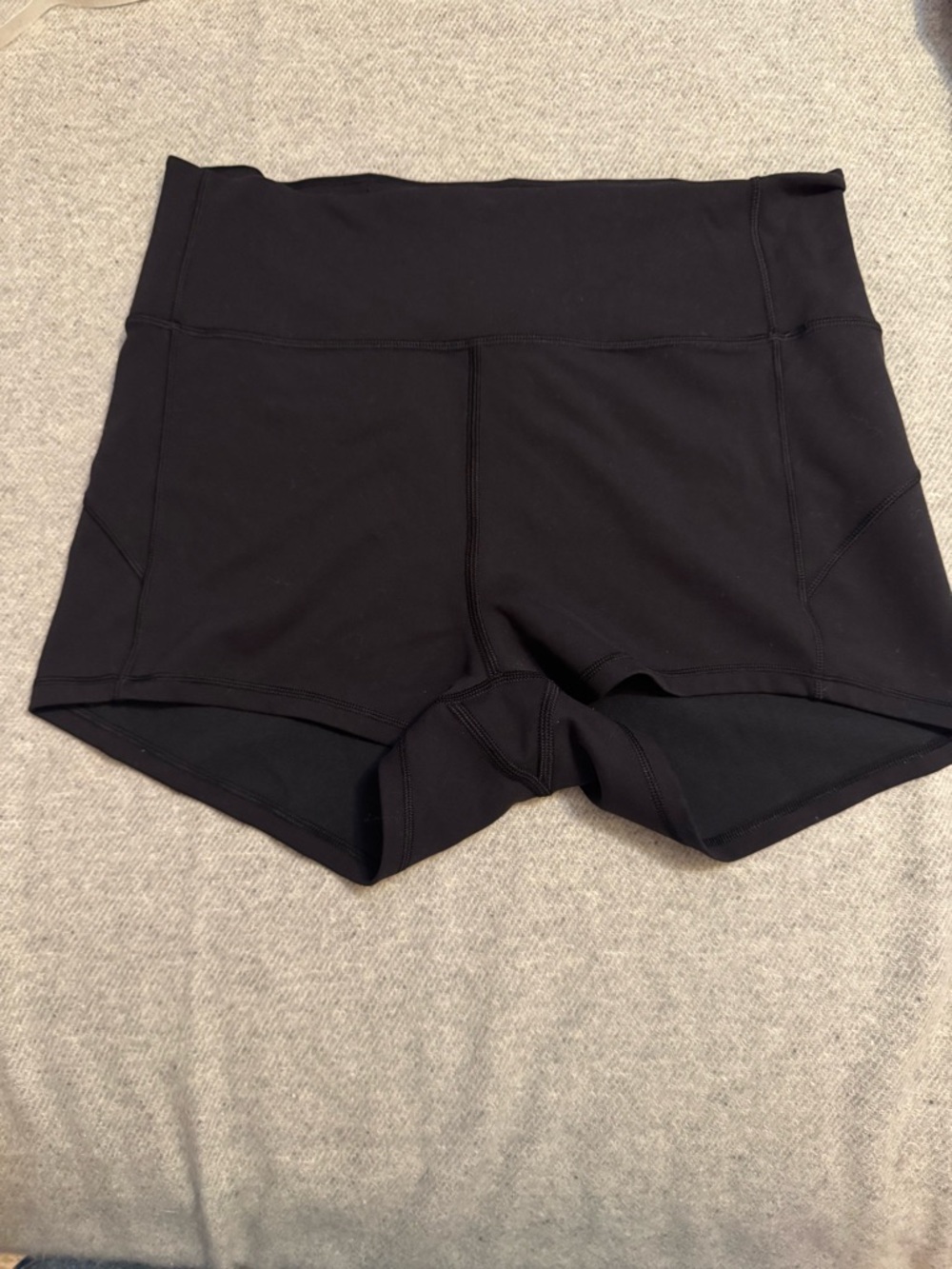 lululemon athletica Black High-Waist Bike Shorts